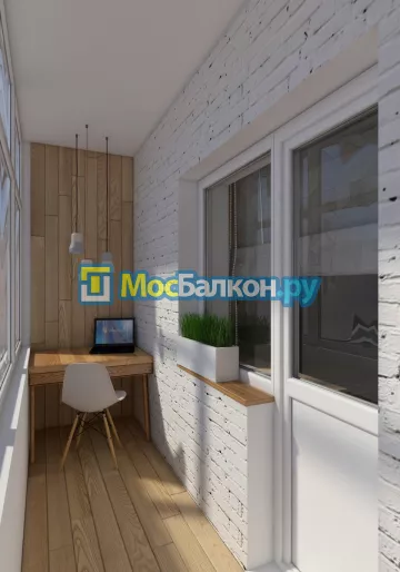 Заказать балкон в Фрязино цена от 1320 руб | Остекление балконов и лоджий МосБалкон