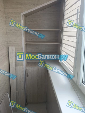 Шкаф на балкон купить в Фрязино на заказ недорого от МосБалкон