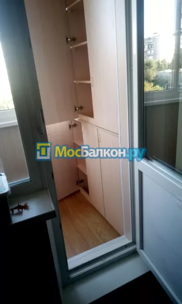 Шкаф на балкон купить в Фрязино на заказ недорого от МосБалкон