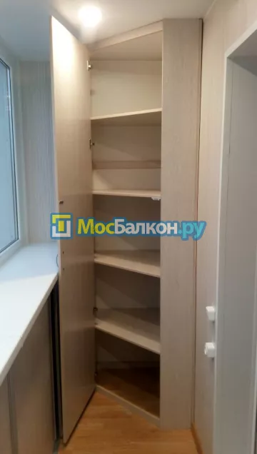 Шкаф на балкон купить в Фрязино на заказ недорого от МосБалкон