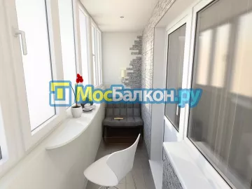 Заказать балкон в Фрязино цена от 1320 руб | Остекление балконов и лоджий МосБалкон