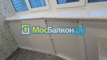 Шкаф на балкон купить в Фрязино на заказ недорого от МосБалкон