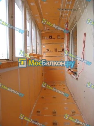 Утепление балкона пеноплэксом в Фрязино на заказ недорого от МосБалкон