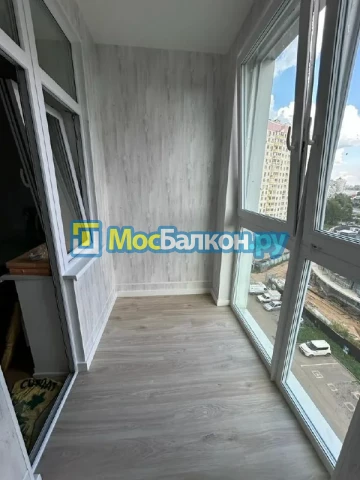 Алюминиевое остекление лоджий под ключ по доступным ценам в Фрязино | МосБалкон