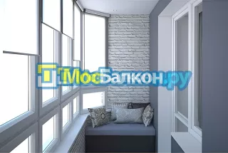 Заказать балкон в Фрязино цена от 1320 руб | Остекление балконов и лоджий МосБалкон