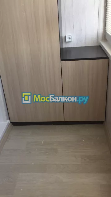 Шкаф на балкон купить в Фрязино на заказ недорого от МосБалкон