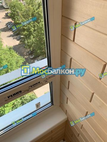 Экологически чистая Отделка балкона в доме п 44 формы Лодочка