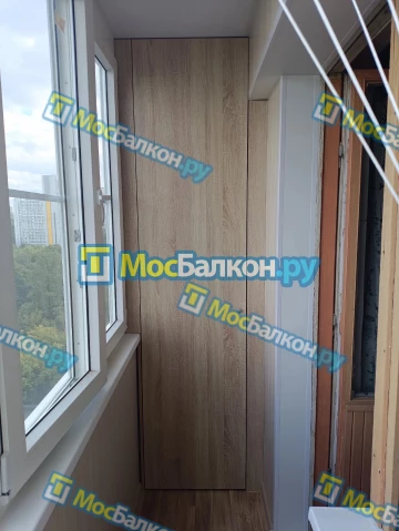 Шкаф на балкон купить в Фрязино на заказ недорого от МосБалкон