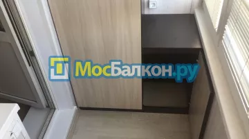 Шкаф на балкон купить в Фрязино на заказ недорого от МосБалкон