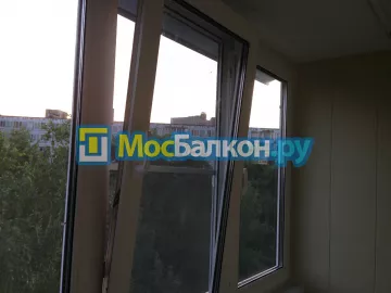Отделка балкона и лоджии пластиковыми ПВХ панелями в Фрязино от компании МосБалкон