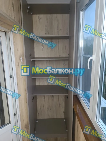 Шкаф на балкон купить в Фрязино на заказ недорого от МосБалкон