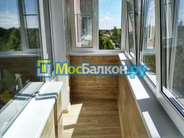 Отделка балконов в Фрязино | Отделка балконов и лоджий и обшивка под ключ в МосБалкон