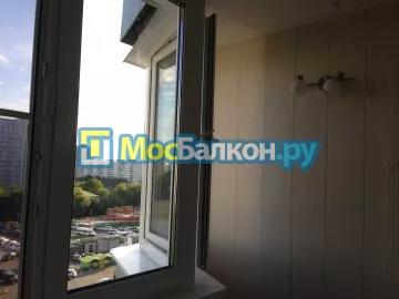 Отделка балкона и лоджии пластиковыми ПВХ панелями в Фрязино от компании МосБалкон