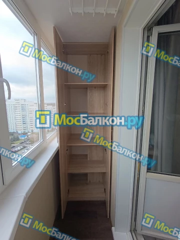 Шкаф на балкон купить в Фрязино на заказ недорого от МосБалкон