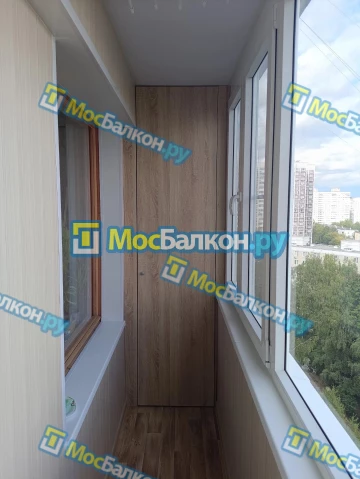 Шкаф на балкон купить в Фрязино на заказ недорого от МосБалкон
