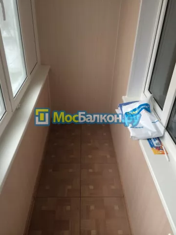 Отделка балкона и лоджии пластиковыми ПВХ панелями в Фрязино от компании МосБалкон