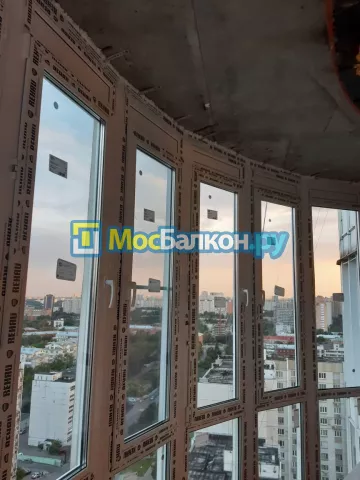 Панорамное остекление заказать под ключ по выгодной цене в Фрязино от компании МосБалкон