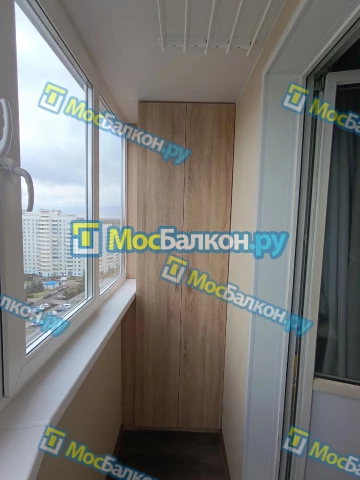 Шкаф на балкон купить в Фрязино на заказ недорого от МосБалкон