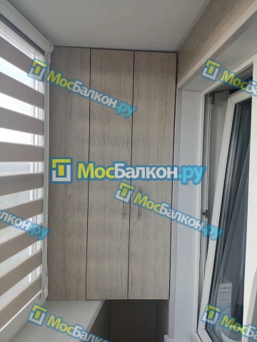 Шкаф на балкон купить в Фрязино на заказ недорого от МосБалкон