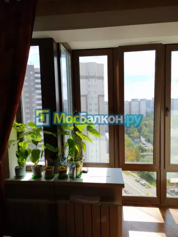 Панорамное остекление заказать под ключ по выгодной цене в Фрязино от компании МосБалкон