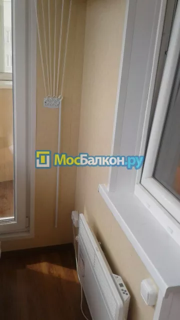 Отделка балкона и лоджии пластиковыми ПВХ панелями в Фрязино от компании МосБалкон