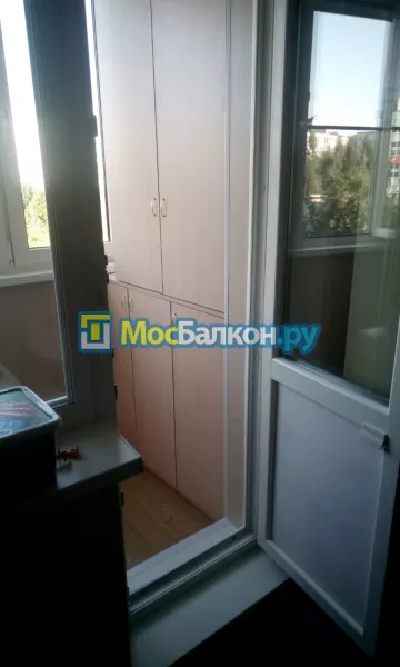 Шкаф на балкон купить в Фрязино на заказ недорого от МосБалкон