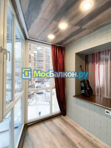 Заказать балкон в Фрязино цена от 1320 руб | Остекление балконов и лоджий МосБалкон