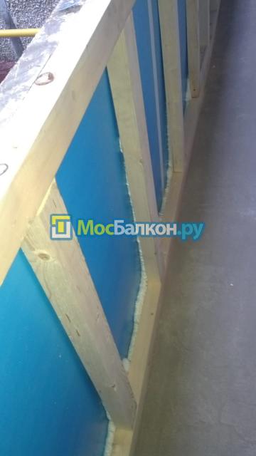 Каркас из бруса 50*70 балкон 4.5 метра