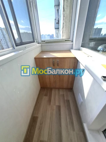 Шкаф на балкон купить в Фрязино на заказ недорого от МосБалкон