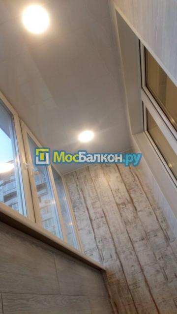 Обшивка лоджии ламинатом стены