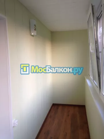 Отделка балкона и лоджии пластиковыми ПВХ панелями в Фрязино от компании МосБалкон