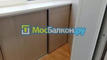 Шкаф на балкон купить в Фрязино на заказ недорого от МосБалкон