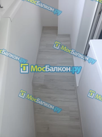 Отделка балкона и лоджии пластиковыми ПВХ панелями в Фрязино от компании МосБалкон