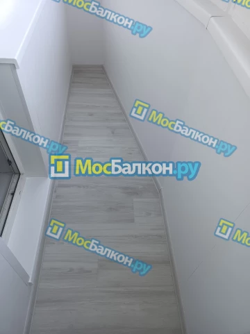 Отделка балкона и лоджии пластиковыми ПВХ панелями в Фрязино от компании МосБалкон