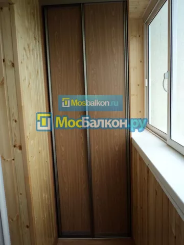 Шкаф на балкон купить в Фрязино на заказ недорого от МосБалкон