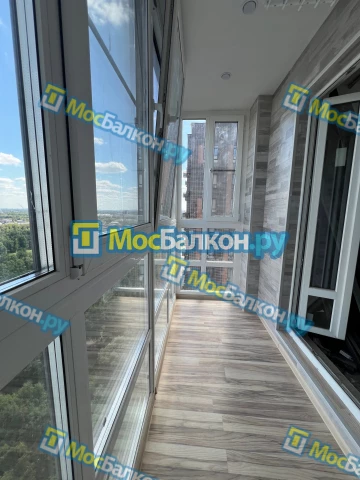 Панорамное остекление заказать под ключ по выгодной цене в Фрязино от компании МосБалкон