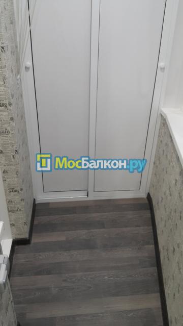 Отделка балкона панелями