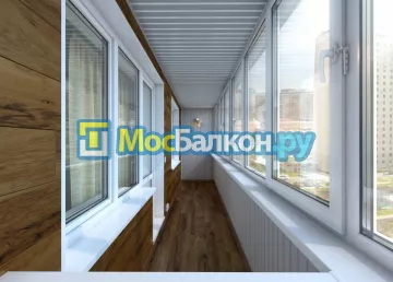 Отделка балконов в Фрязино | Отделка балконов и лоджий и обшивка под ключ в МосБалкон