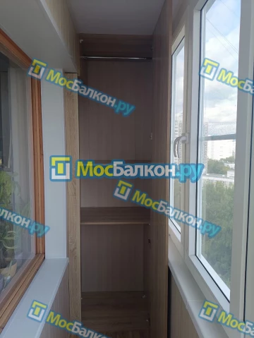 Шкаф на балкон купить в Фрязино на заказ недорого от МосБалкон