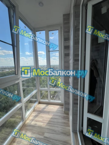Панорамное остекление заказать под ключ по выгодной цене в Фрязино от компании МосБалкон