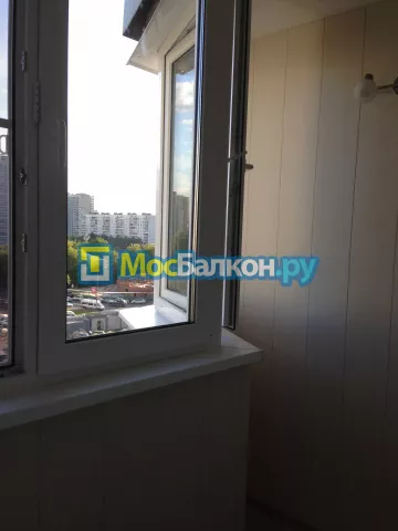 Отделка балкона и лоджии пластиковыми ПВХ панелями в Фрязино от компании МосБалкон