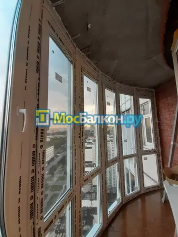 Панорамное остекление заказать под ключ по выгодной цене в Фрязино от компании МосБалкон