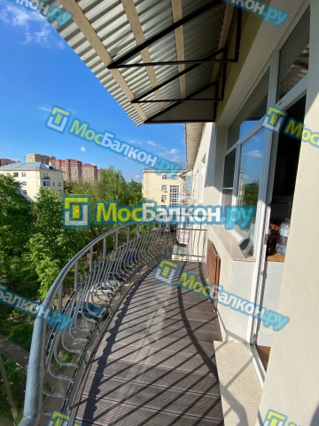 Крыша на балконе в Фрязино монтаж и ремонт по выгодной цене от МосБалкон