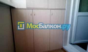 Шкаф на балкон купить в Фрязино на заказ недорого от МосБалкон