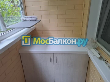 Шкаф на балкон купить в Фрязино на заказ недорого от МосБалкон