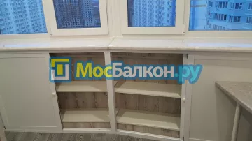 Шкаф на балкон купить в Фрязино на заказ недорого от МосБалкон
