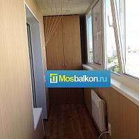Балкон под ключ + шкаф